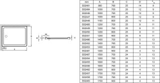 Душевой поддон Jacob Delafon FLIGHT E62453-00 140*80